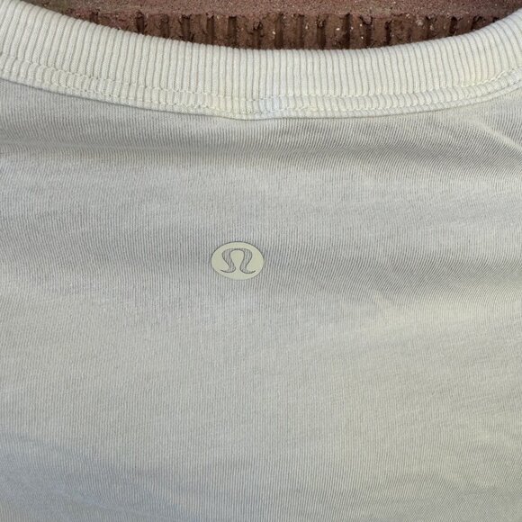 Lululemon Womens White Twist Front T-Shirt Size 8 - Picture 6 of 11